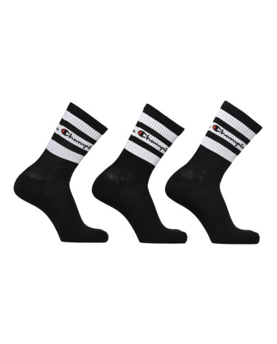 Skarpetki męskie Champion 3PK CREW SOCKS U20121KK001 Czarne - Sklep online Mastersport