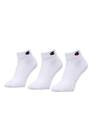 Skarpetki męskie Champion 3 PACK QUARTER SOCKS U24559WW001 Białe - Sklep online Mastersport