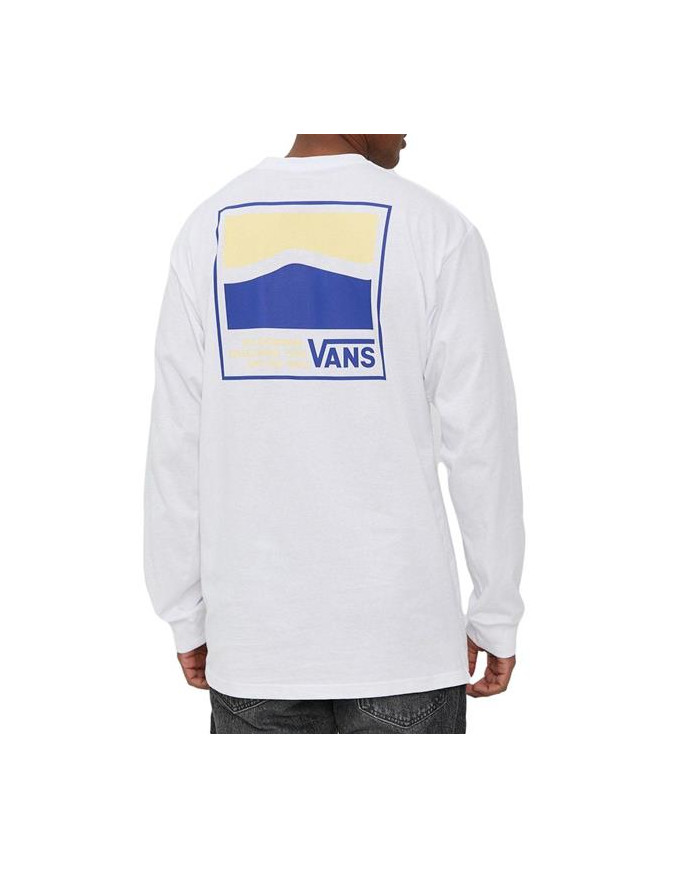 Bluza męska Vans MN ORIGINAL DNA SIDE VN0A5E8DWHT1 Biała - Sklep online Mastersport