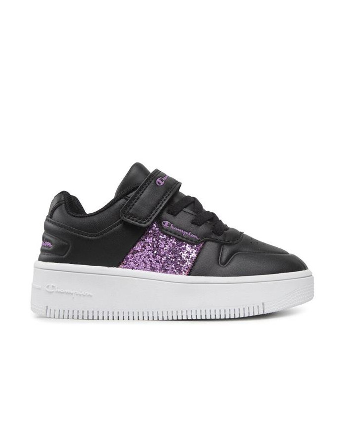 Buty dziecięce Champion REBOUND PLATFORM SPARKLE G PS S32612KK001 Czarne - Sklep online Mastersport