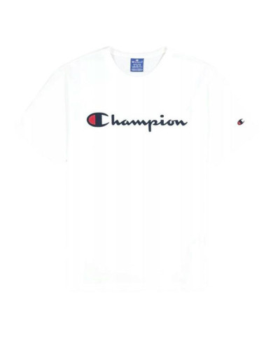 Koszulka męska Champion CREWNECK T-SHIRT 216473WW001 Biała - Sklep online Mastersport