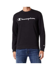 Bluza męska Champion CREWNECK SWEATSHIRT 218283KK001 Czarna - Sklep online Mastersport