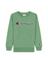 Bluza dziecięca Champion CREWNECK SWEATSHIRT 305951GS098 Zielona - Sklep online Mastersport