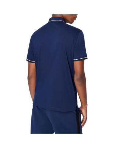 Koszulka męska Armani Exchange POLO 3LZFLB-ZJ9AZ-15BF Niebieska - Sklep online Mastersport