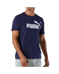 Koszulka męska Puma ESS LOGO TEE 58666606 Niebieska - Sklep online Mastersport