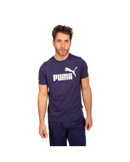 Koszulka męska Puma ESS LOGO TEE 58666606 Niebieska - Sklep online Mastersport