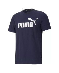 Koszulka męska Puma ESS LOGO TEE 58666606 Niebieska - Sklep online Mastersport
