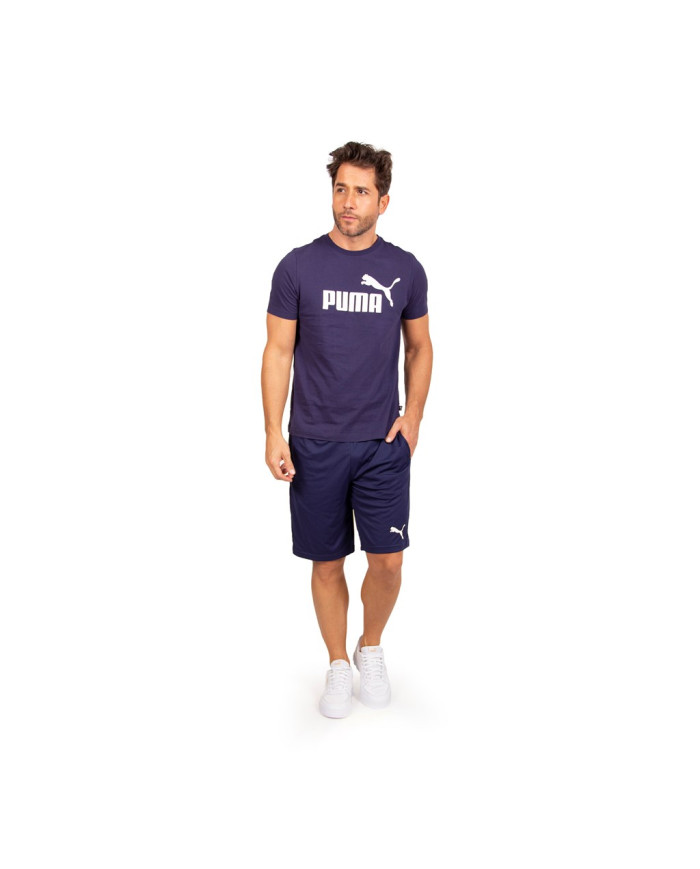 Koszulka męska Puma ESS LOGO TEE 58666606 Niebieska - Sklep online Mastersport