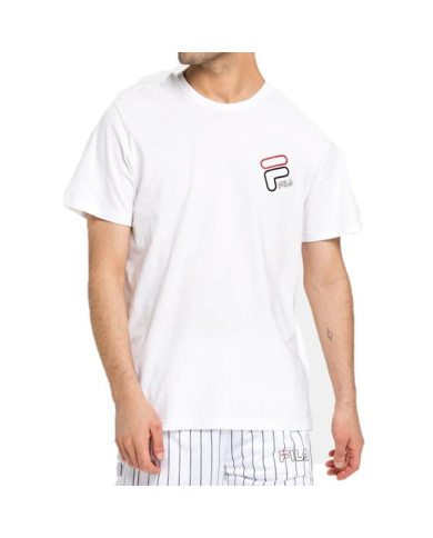Koszulka męska Fila JANTO GRAPHIC TEE M 683277M67 Biała - Sklep online Mastersport