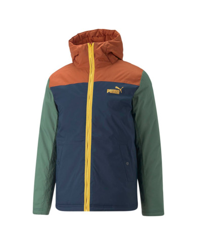 Kurtka męska Puma COLOURBLOCK HOODED PADDED JKT 84934664 Wielokolorowa - Sklep online Mastersport