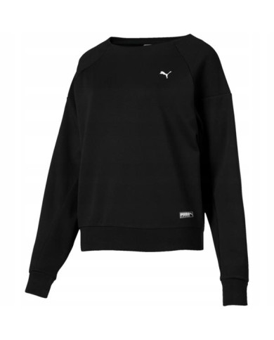 Bluza damska Puma FUSION CREW SWEAT 85434001 Czarna - Sklep online Mastersport