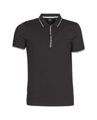 Koszulka męska Armani Exchange POLO 8NZF71-ZJH2Z-1200 Czarna - Sklep online Mastersport