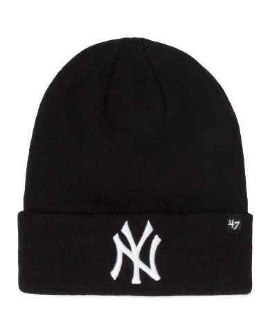 Czapka 47 Brand MLB NEW YORK YANKEES RAISED 47 CUFF NKIT B-RKN17ACE-BKA Czarna - Sklep online Mastersport
