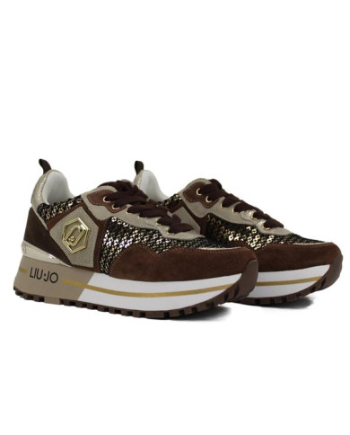 Buty damskie Liu Jo WONDER 01 BF2095PX242S1 Brązowe - Sklep online Mastersport
