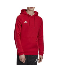 Bluza męska adidas Performance CORE18 HOODY CV3337 Czerwona - Sklep online Mastersport