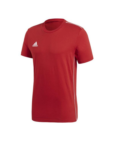 Koszulka męska adidas Performance CORE18 TEE CV3982 Czerwona - Sklep online Mastersport
