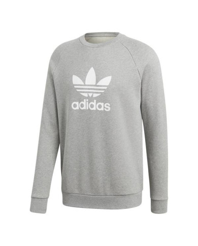 Bluza męska adidas Originals TREFOIL CREW CY4573 Szara - Sklep online Mastersport