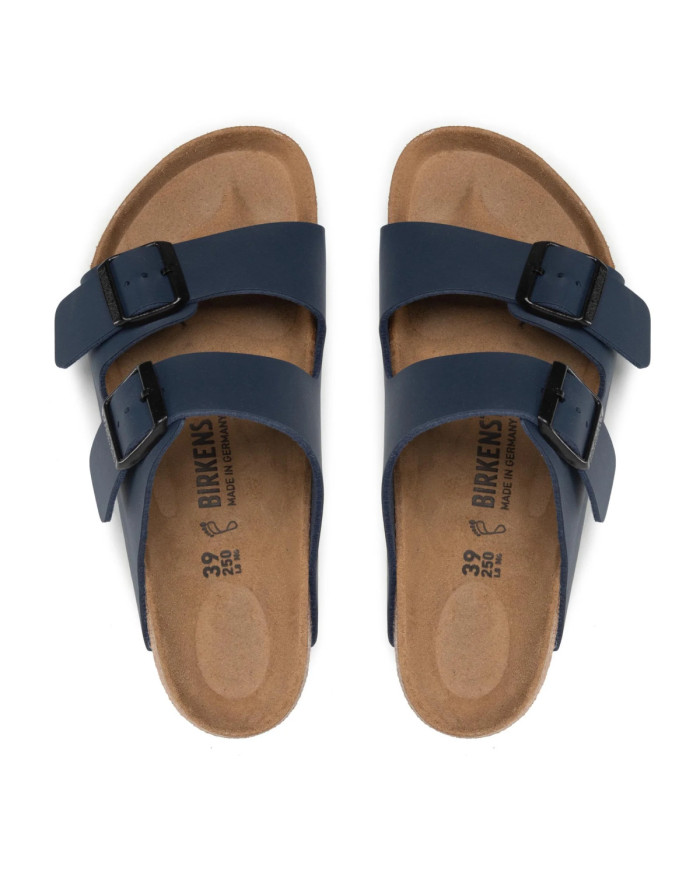 Klapki męskie Birkenstock ARIZONA BF REGULAR 0051751 Niebieskie - Sklep online Mastersport