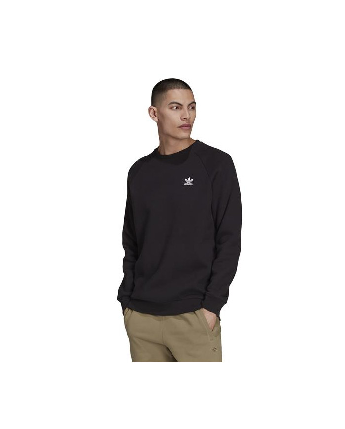 Bluza męska adidas Originals ESSENTIAL CREW H34645 Czarna - Sklep online Mastersport