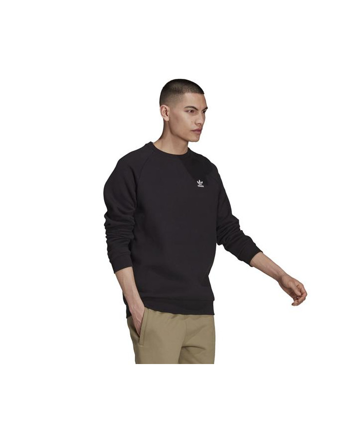 Bluza męska adidas Originals ESSENTIAL CREW H34645 Czarna - Sklep online Mastersport