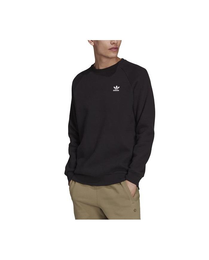 Bluza męska adidas Originals ESSENTIAL CREW H34645 Czarna - Sklep online Mastersport