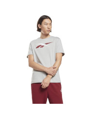 Koszulka męska Reebok TE VECTOR LOGO TEE HI0594 Szara - Sklep online Mastersport