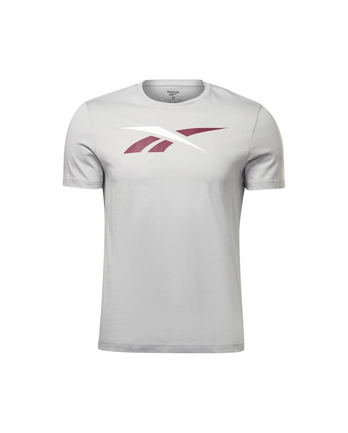 Koszulka męska Reebok TE VECTOR LOGO TEE HI0594 Szara - Sklep online Mastersport