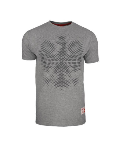 Koszulka męska Monotox EAGLE OPTIC GREY MEL M-TS-01TP-02 Szara - Sklep online Mastersport