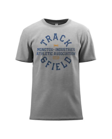 Koszulka męska Monotox TRACK&FIELD GRAY MELANGE MX22078 Szara - Sklep online Mastersport