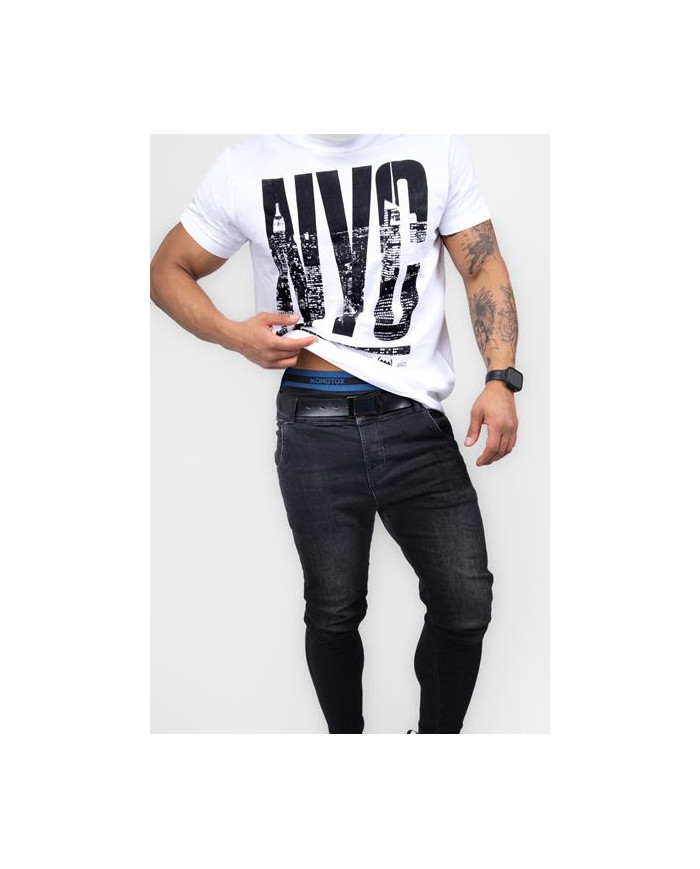 Koszulka męska Monotox NYC WHITE MX22081 Biała - Sklep online Mastersport