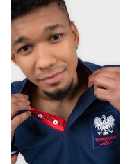 Koszulka męska Monotox POLO TP EAGLE MX22092 Niebieska - Sklep online Mastersport