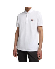 Koszulka męska Napapijri EBEA 1 NP0A4G2M002 Biała - Sklep online Mastersport