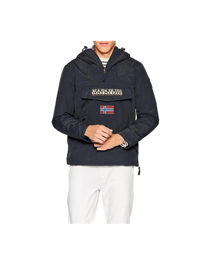 Kurtka męska Napapijri RAINFOREST POCKET 2 NP0A4GMD041 Czarna - Sklep online Mastersport