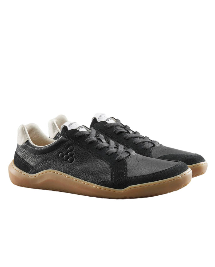 Buty męskie Vivobarefoot GOBI II SNEAKER PREMIUM LEATHER MENS OBSIDIAN 309660-01 Czarne - Sklep online Mastersport