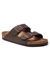 Klapki męskie Birkenstock ARIZONA BF REGULAR 0051701 Brązowe - Sklep online Mastersport