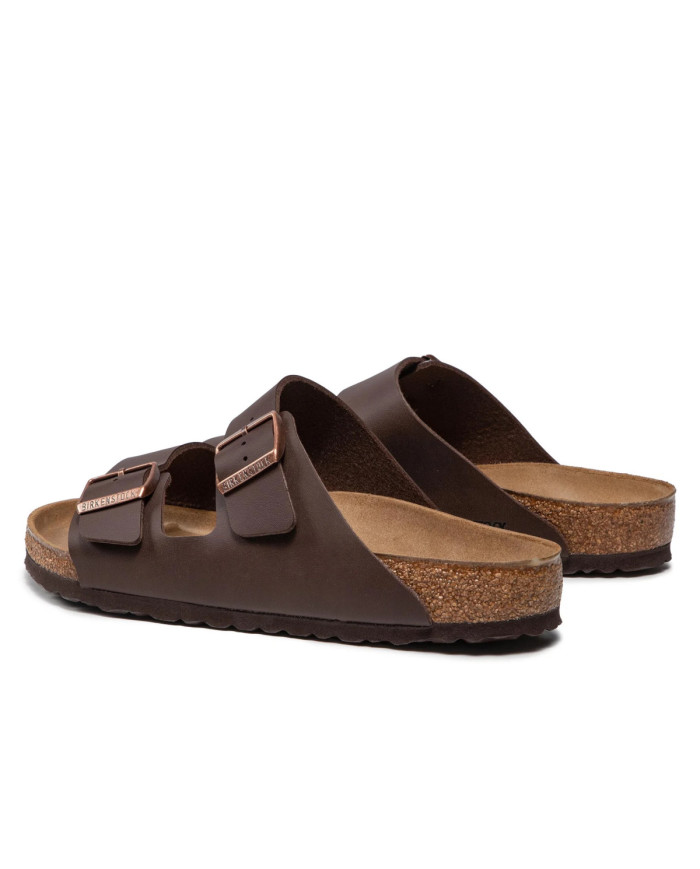 Klapki męskie Birkenstock ARIZONA BF REGULAR 0051701 Brązowe - Sklep online Mastersport