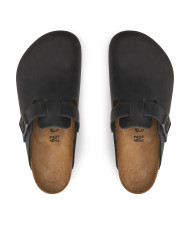 Klapki męskie Birkenstock BOSTON FL REGULAR 0059461 Czarne - Sklep online Mastersport