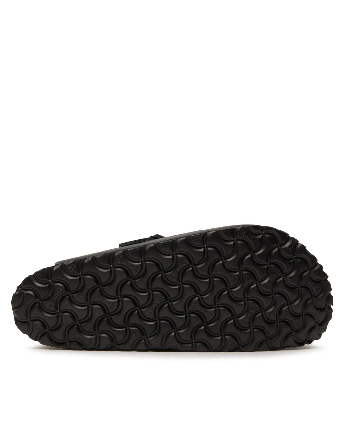 Klapki męskie Birkenstock BOSTON FL REGULAR 0059461 Czarne - Sklep online Mastersport