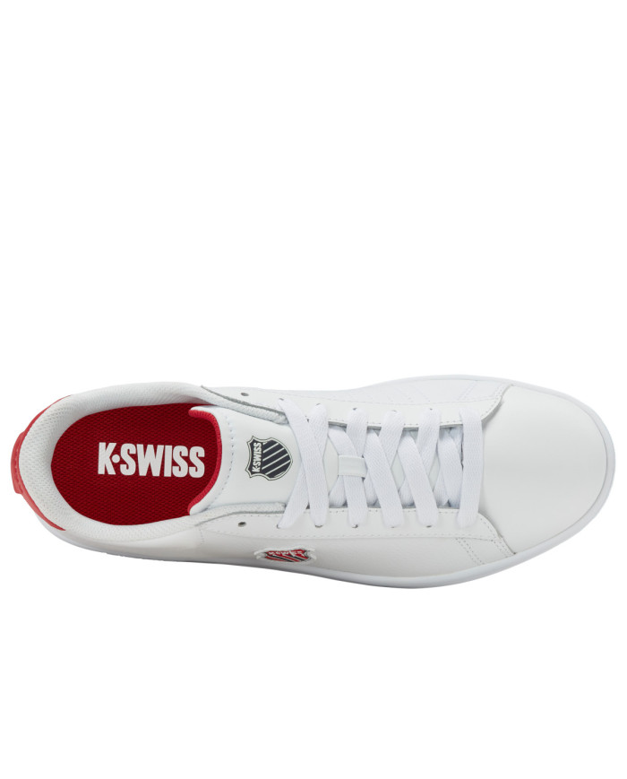 Buty męskie K-Swiss COURT SHIELD II 04412-128-M Białe - Sklep online Mastersport