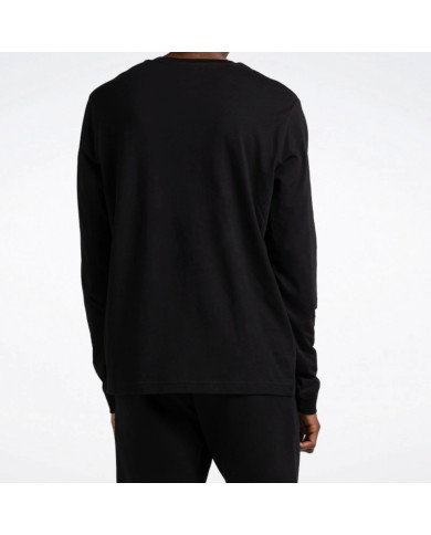 Koszulka męska Reebok IDENTITY SMALL LOGO LS TEE 100070399 Czarna - Sklep online Mastersport