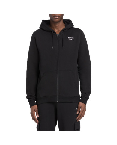 Bluza męska Reebok IDENTITY SL FLEECE FZ 100202857 Czarna - Sklep online Mastersport