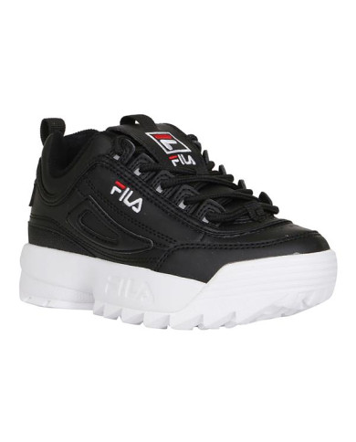 Buty dziecięce Fila DISRUPTOR KIDS 101056725Y Czarne - Sklep online Mastersport