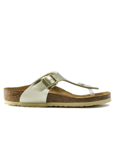 Klapki damskie Birkenstock GIZEH KIDS BF NARROW 1015593 Złote - Sklep online Mastersport