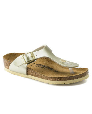 Klapki damskie Birkenstock GIZEH KIDS BF NARROW 1015593 Złote - Sklep online Mastersport