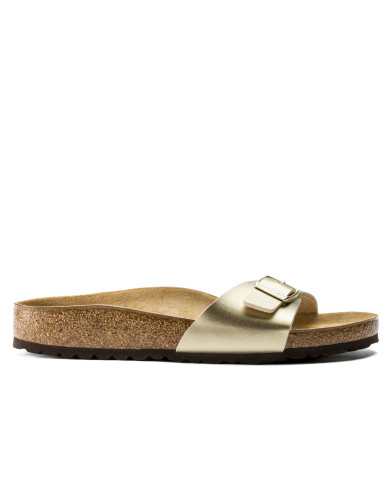 Klapki damskie Birkenstock MADRID BF NARROW 1016107 Złote - Sklep online Mastersport