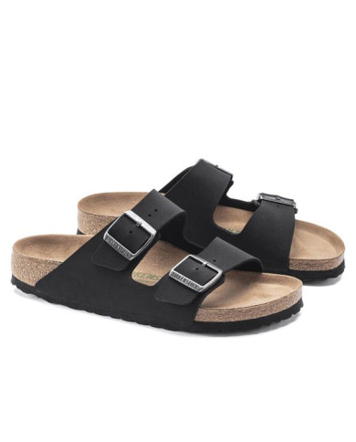Klapki damskie Birkenstock ARIZONA BFBC EARTHY NARROW 1019057 Czarne - Sklep online Mastersport