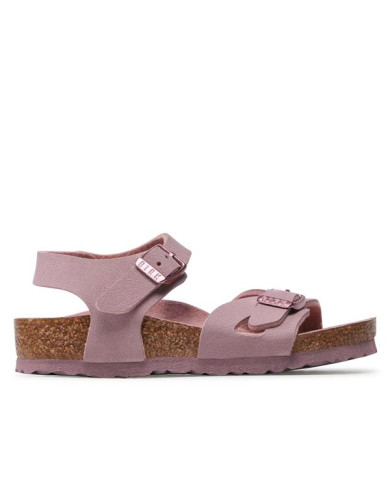 Klapki damskie Birkenstock RIO KIDS BFBC NARROW 1021730 Różowe - Sklep online Mastersport