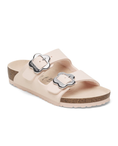Klapki damskie Birkenstock ARIZONA KIDS FLOWER BUCKLE BF REGULAR 1029442 Różowe - Sklep online Mastersport