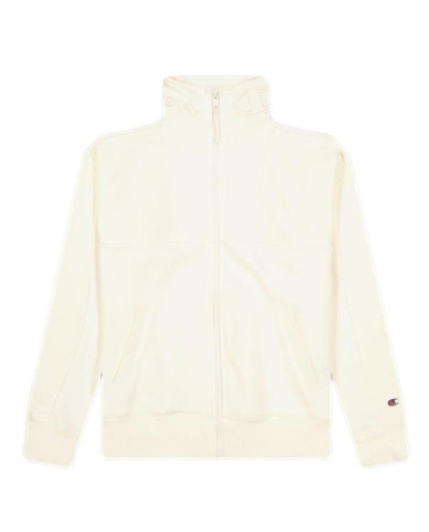 Bluza damska Champion FULL ZIP SWEATSHIRT 114454WW005 Biała - Sklep online Mastersport