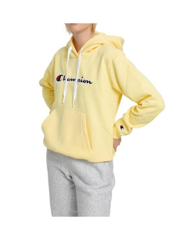 Bluza damska Champion HOODED SWEATSHIRT 114461YS105 Żółta - Sklep online Mastersport